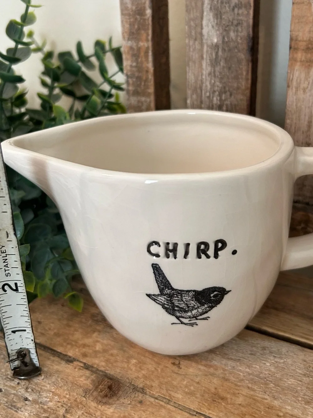 Rae Dunn Magenta Exclusive CHIRP Creamer Rare Collector's Vintage Item